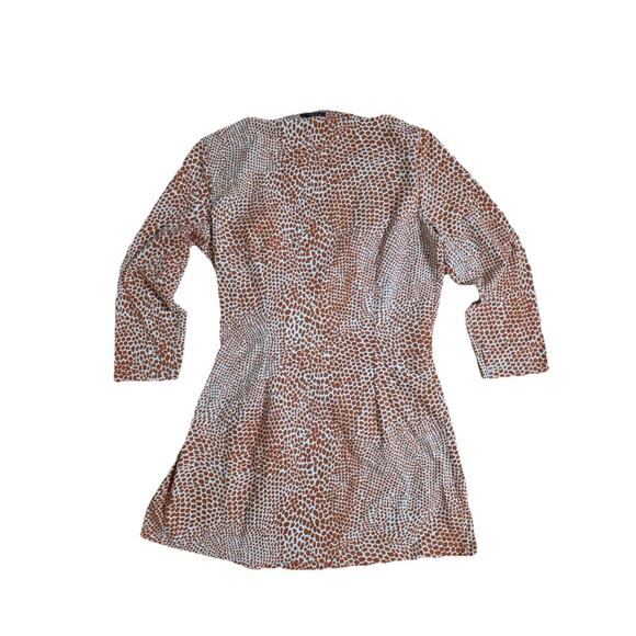 J.McLaughlin Orange & White Nylon Top Dress Women Size Small A001794 - Picture 11 of 11